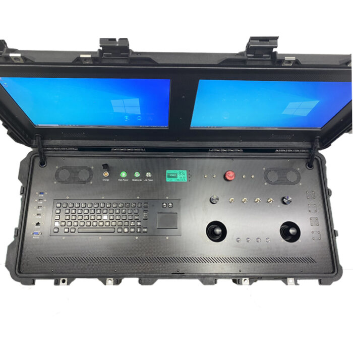 XK-F203 Dual Screen RC Video UAV Control System RC Flight Controller Integrated Ground Station Remote Control Radio Differential Pressure RC Controller and Receive - Image 6