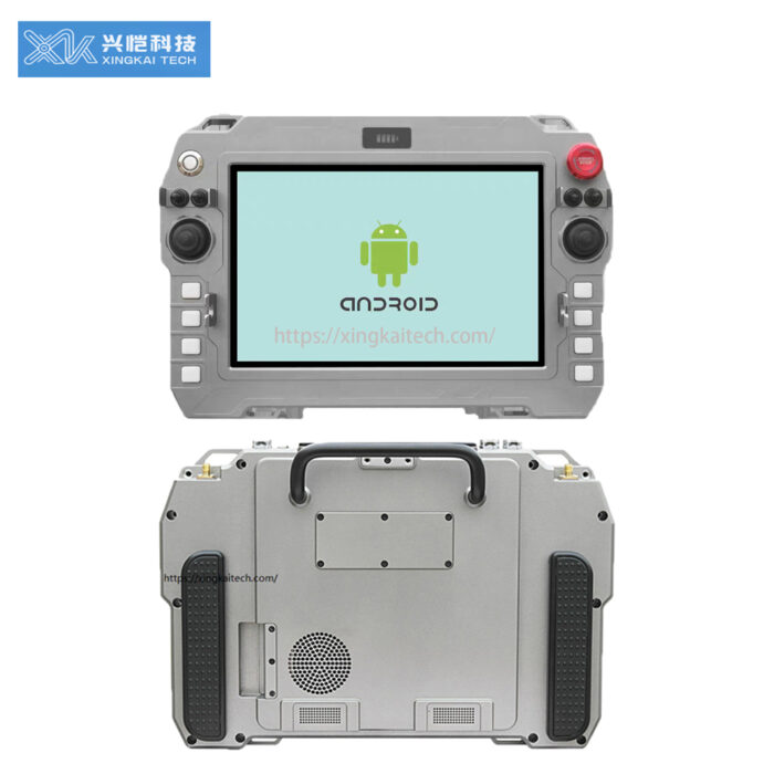 XK-M08 Handheld Long Distance Transmission Ground Control Station Data Link Remote Control System with 10.1-inch HD Screen Displays - Image 2