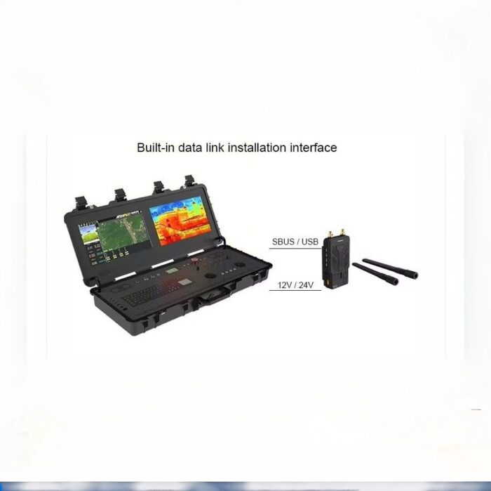 XK-F203 Dual Screen RC Video UAV Control System RC Flight Controller Integrated Ground Station Remote Control Radio Differential Pressure RC Controller and Receive - Image 5