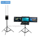 XK-G30 High Quality Drone Ground Control Station Three 15.6-inch Touch Screens Command and Control System - Image 4