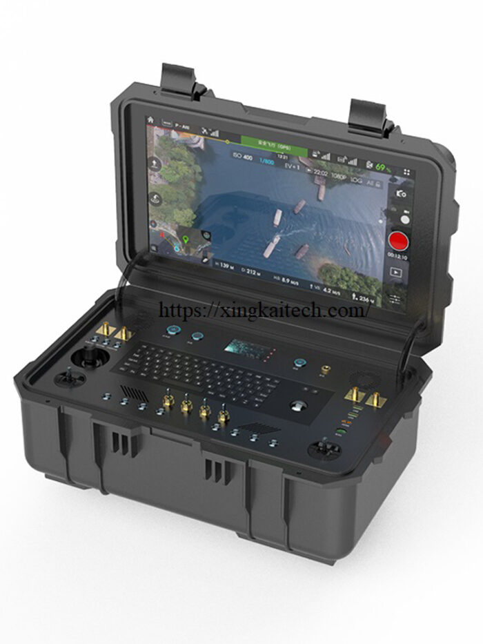 XK-GCS310 Unmanned Vehicle Drone Ground Command Station Wireless Network RC Video Link Remote Controller - Image 3