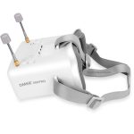 5.8G FPV Goggles 008D Pro 40CH Double Antenna Built-in DVR 2000mAh Battery 4.3 Inch For RC FPV Racing Drone Whoop Helmet