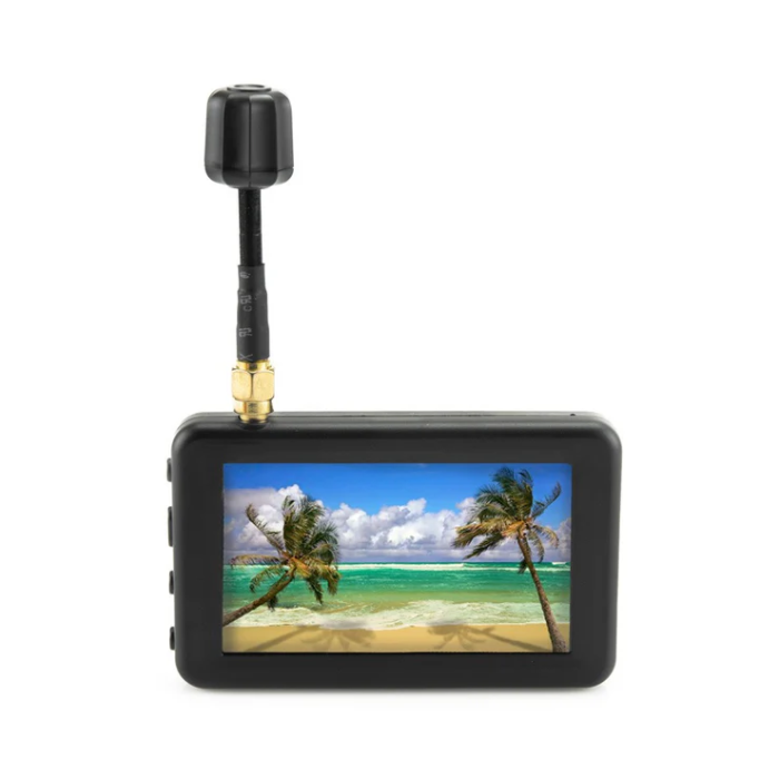 Micro 5.8G 40CH 3 Inch LCD 480x320 Auto Search FPV Monitor Mini Handheld Display Build-in Battery For RC Multicopter FPV Drone - Image 1