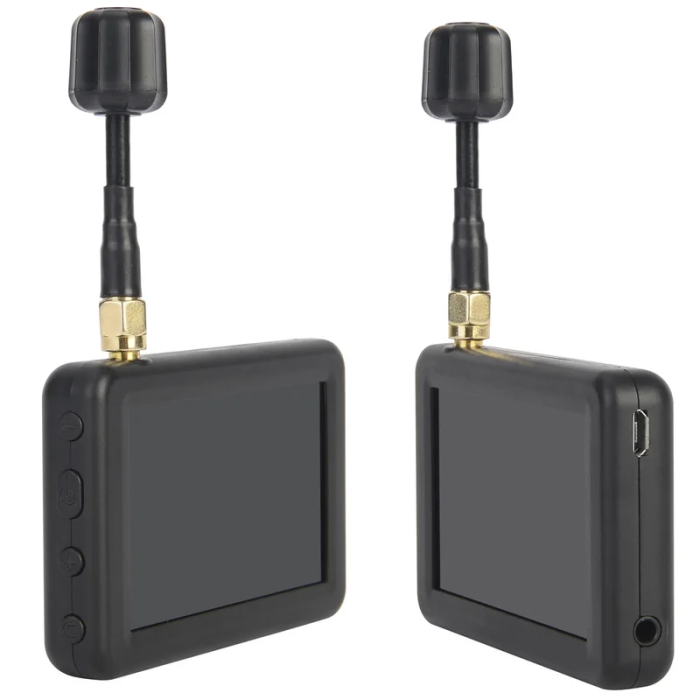 Micro 5.8G 40CH 3 Inch LCD 480x320 Auto Search FPV Monitor Mini Handheld Display Build-in Battery For RC Multicopter FPV Drone - Image 10