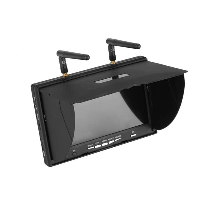 5.8G 40CH 7 Inch FPV Monitor LCD Screen 5802D 800*480 With DVR Build-in Battery For RC FPV Drone Quadcopter Multicopter - Image 2