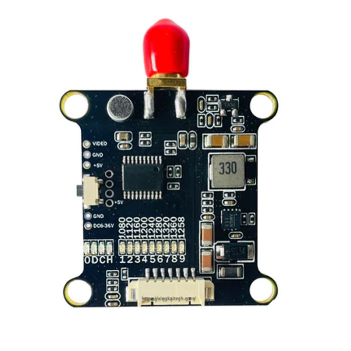 FPV 1.2G 1.6W VTX 1.2G-1.3G 1600MW VRX 9 Channels Audio FPV Transmitter For RC FPV Racing Drone Durable - Image 4