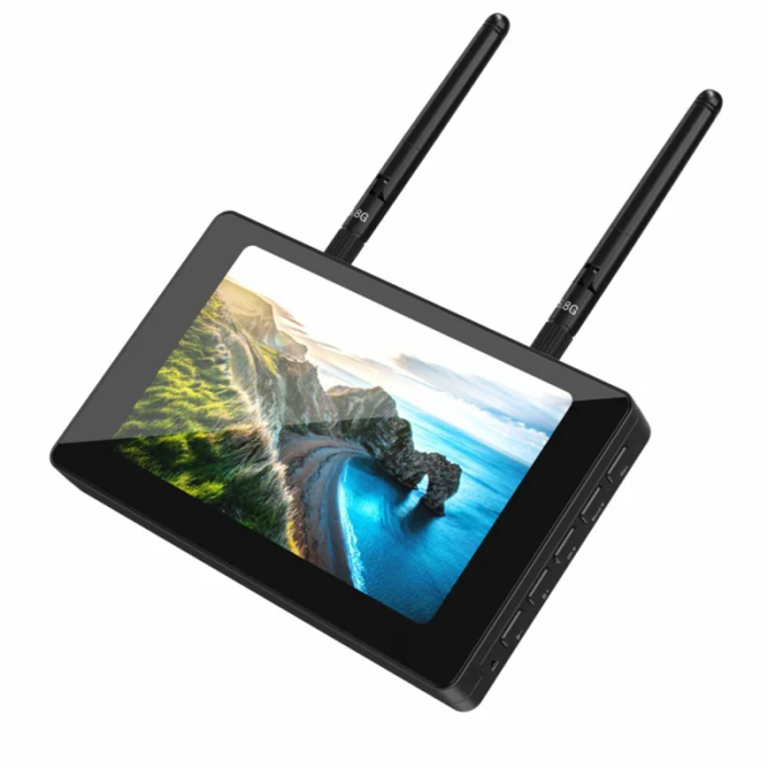 FPV Monitor 5 Inch 5.8GHz 40CH Diversity Receiver FPV Monitor With DVR Built in 4000mAh Battery For RC Drone Radio Controller - Image 4