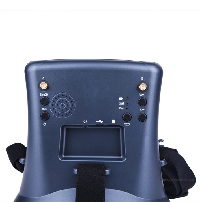 5.8G FPV Goggles 4.3 Inch 40CH Support DVR Dual Antenna Built-in Battery 480*272 LS008D Helmet For RC Racing Drone - Image 4