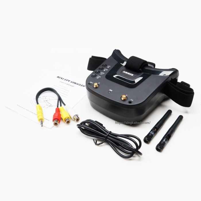 5.8Ghz Fpv Bril Video Headset 5.8G 40ch Hd 3 Inch 16:9 Display Mini Fpv Bril First Person View Voor Fpv Quadcopter Drones - Image 5