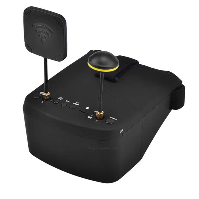 FPV Goggles 800D Pro Compatible With 5.8Ghz 5 Inch 800*480 HD Screen With DVR Build Battery For Rc Model RC FPV Drone - Image 6