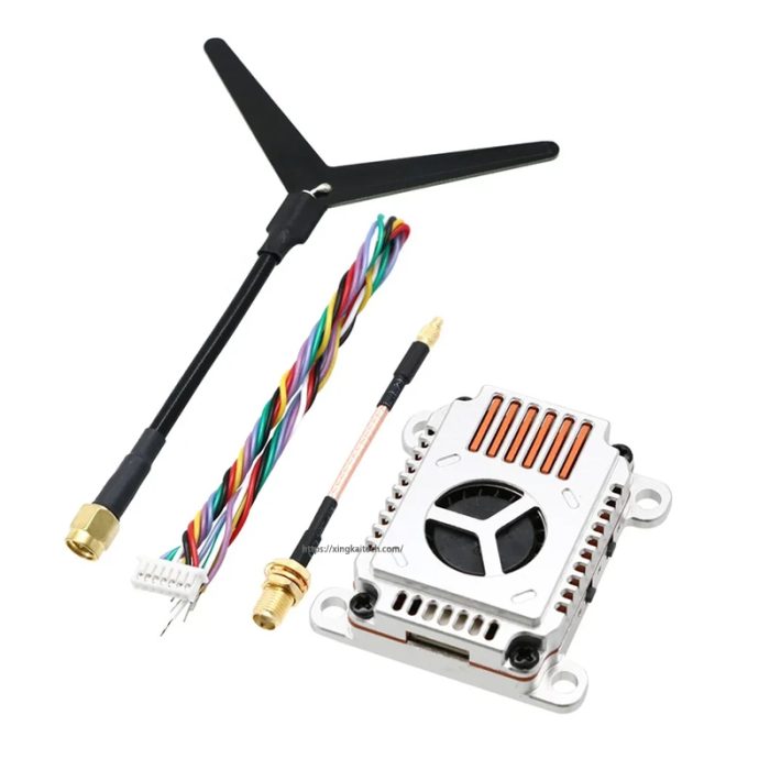 1.2Ghz 2W 2-8S Switchable VTX Video FPV Transmitter Module 1.2G 9Ch VRX Heat Dissipation Shell For Long Range FPV Drone - Image 1