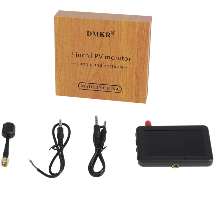 Micro 5.8G 40CH 3 Inch LCD 480x320 Auto Search FPV Monitor Mini Handheld Display Build-in Battery For RC Multicopter FPV Drone - Image 8