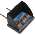 5.8G 40CH 7 Inch Raceband FPV Monitor 800x480 With DVR Build-in Battery Video Screen For FPV Multicopte