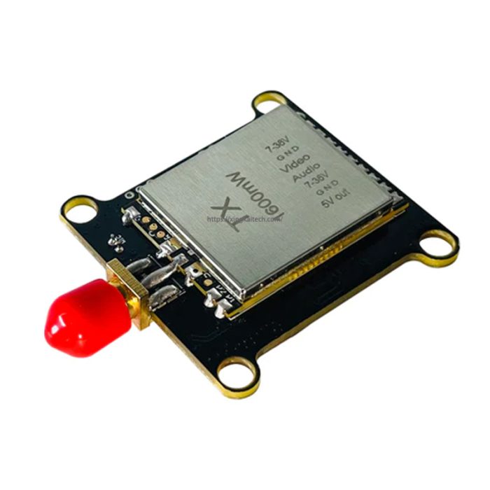 FPV 1.2G 1.6W VTX 1.2G-1.3G 1600MW VRX 9 Channels Audio FPV Transmitter For RC FPV Racing Drone Durable - Image 1