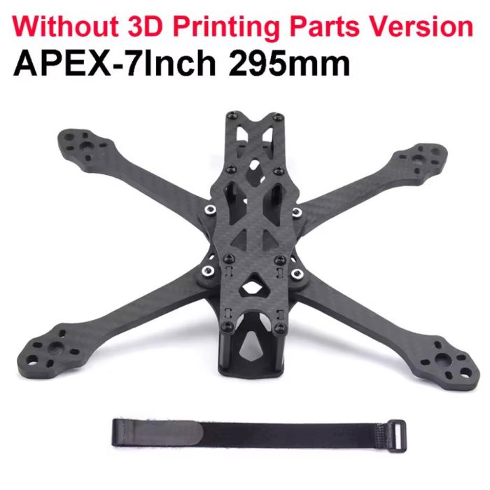 7-inch 295mm Carbon Fiber Quadcopter Frame Kit Suitable For Remote Control Quadcopter - Image 1