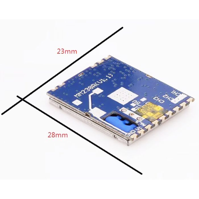 FPV 4.9g VRX Dual Antenna Receiving Module Can Set Display Backlight Intensity - Image 1