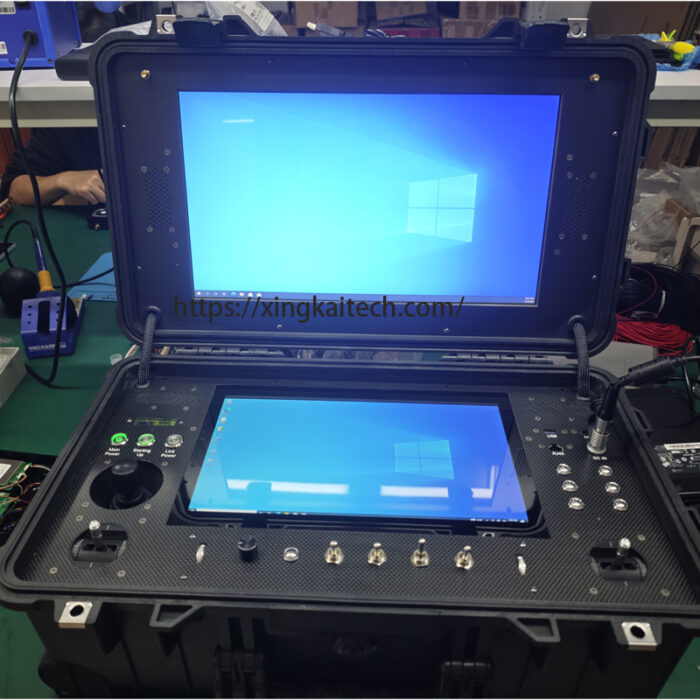 XK-GS420 UAV Dual-Screen Ground Control Station Outdoor Work for Long-Range VTOL Drone Remote GCS Remote System - Image 6