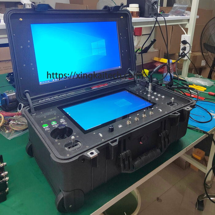 XK-GS420 UAV Dual-Screen Ground Control Station Outdoor Work for Long-Range VTOL Drone Remote GCS Remote System - Image 2