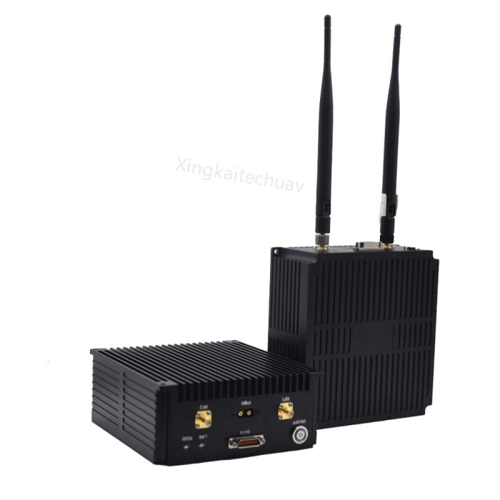 XK-F368 SDR Airborne Mesh Radio 40W*2 FHSS Hopping Wireless Video and Data Transmitter and Receiver for UAV - Image 5